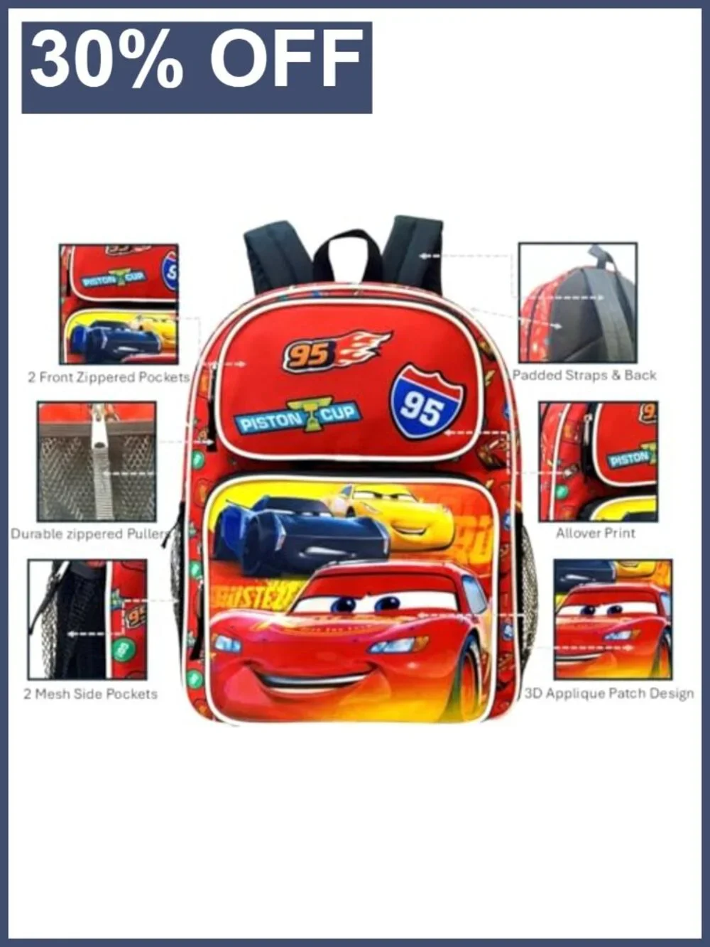 Disney Cars Lightning McQueen 16